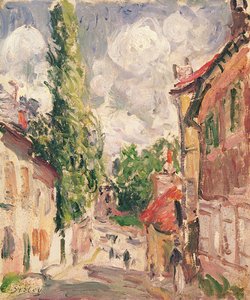 村の道 作： Alfred Sisley